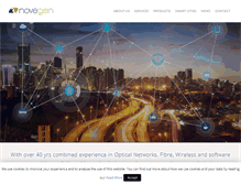 Tablet Screenshot of novegen.com